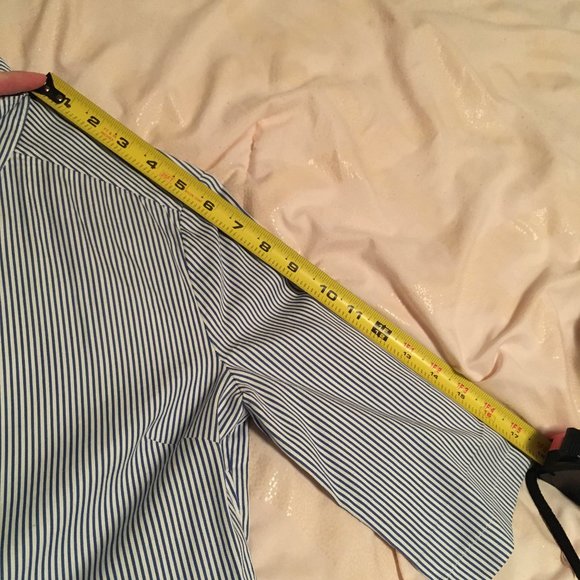 kate spade stripe peplum shirt blouse top size xs nwot - Picture 12 of 15